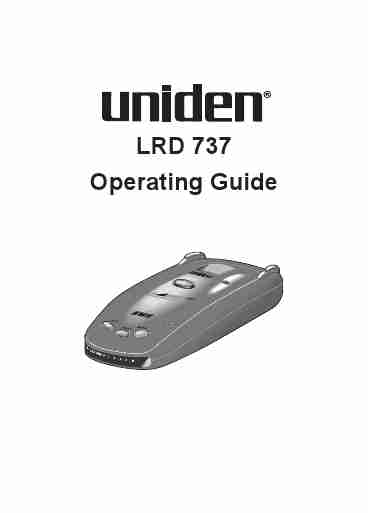 Uniden Radar Detector LRD 737-page_pdf